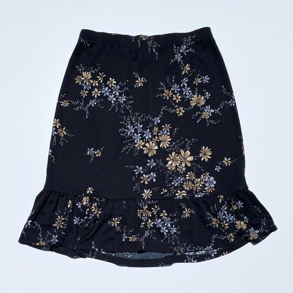 Vintage JKLA California Floral Skirt Boho Summer Women's Medium, 28" Cottage Y2K